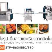 เครื่องปั้นรูป ปั๊มลายและเรียงถาดอัตโนมัติ 0